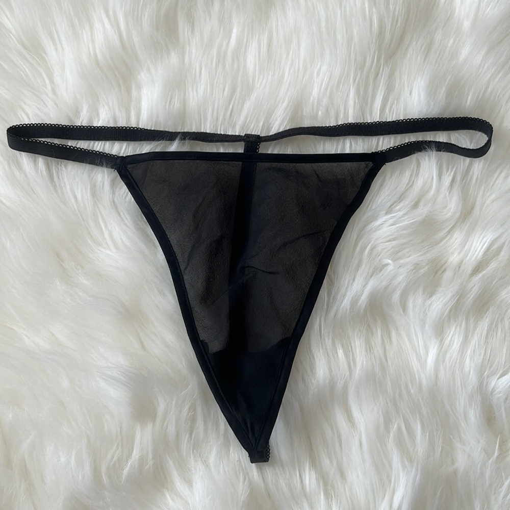 Vintage 100% Silk G-String Panty